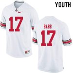 Youth Ohio State Buckeyes #17 Kamryn Babb White Nike NCAA College Football Jersey October LJF1844UJ